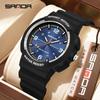 Sanda new 3284 casual sports quartz luminous waterproof 50 meter fashionable men's and women's watch