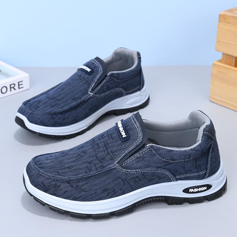 Men's Spring-Autumn Lightweight Non-Slip Soft Sole Dad Shoes - Comfortable Casual Walking Sneakers