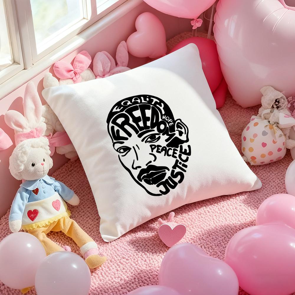 George Floyd Cushion Cover Pattern Printed Pillowcase for Living Room Sofa Cushion Cover & Bedroom Decor