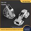 Hydraulic Damping Cold Rolled Steel Bridge Hinge for Cabinet Doors (3-4 Inch)