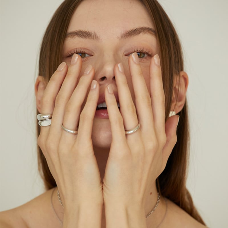 Reve [Silver 925] Flat-carving Ring