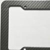 Black License Plate Frames Durable ABS Easy Installation Corrosion Resistant Car License Plate Frame