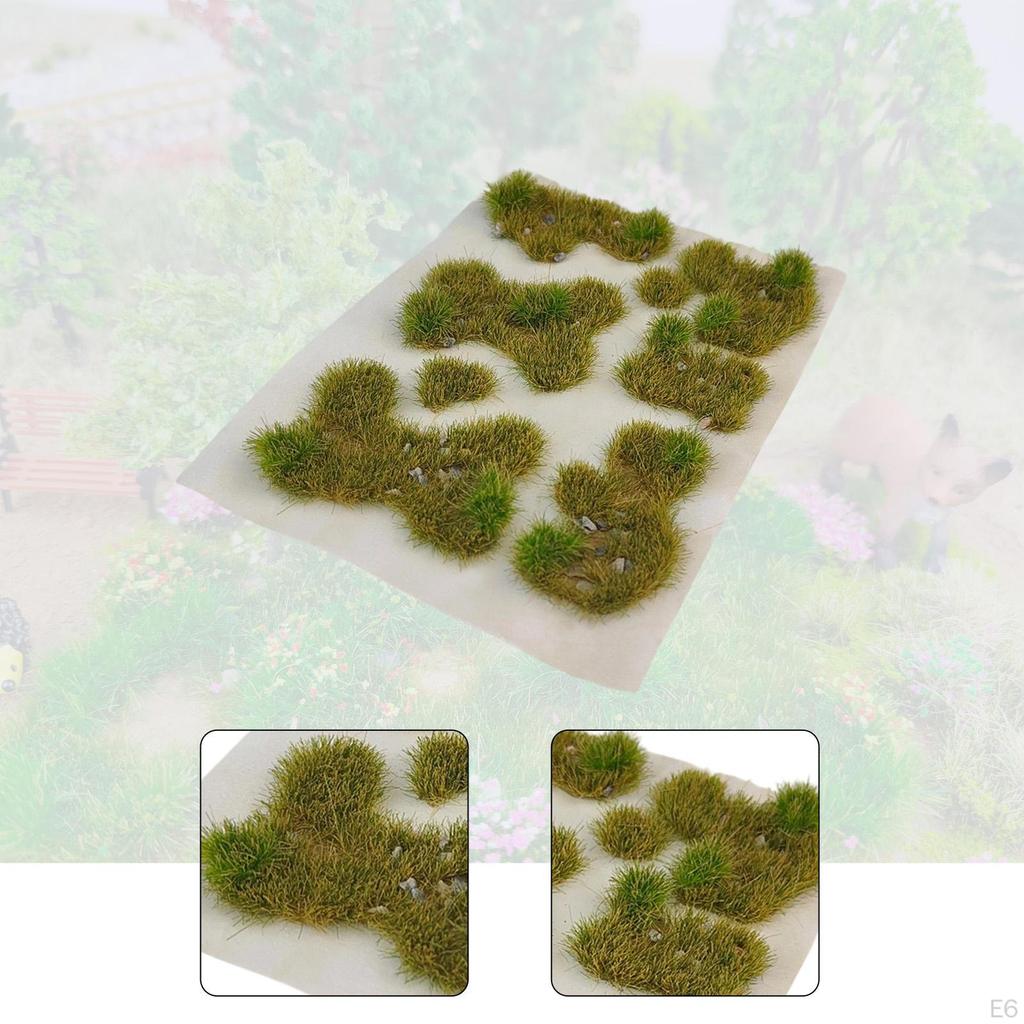 Grass Tufts Model Artificial Vegetation Groups DIY Ornaments Mini Landscape Simulation Cluster