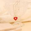 Multicolor Heart Pendant Fashion Stainless Steel Necklace Exclusive for Western Cross-border Jewelry