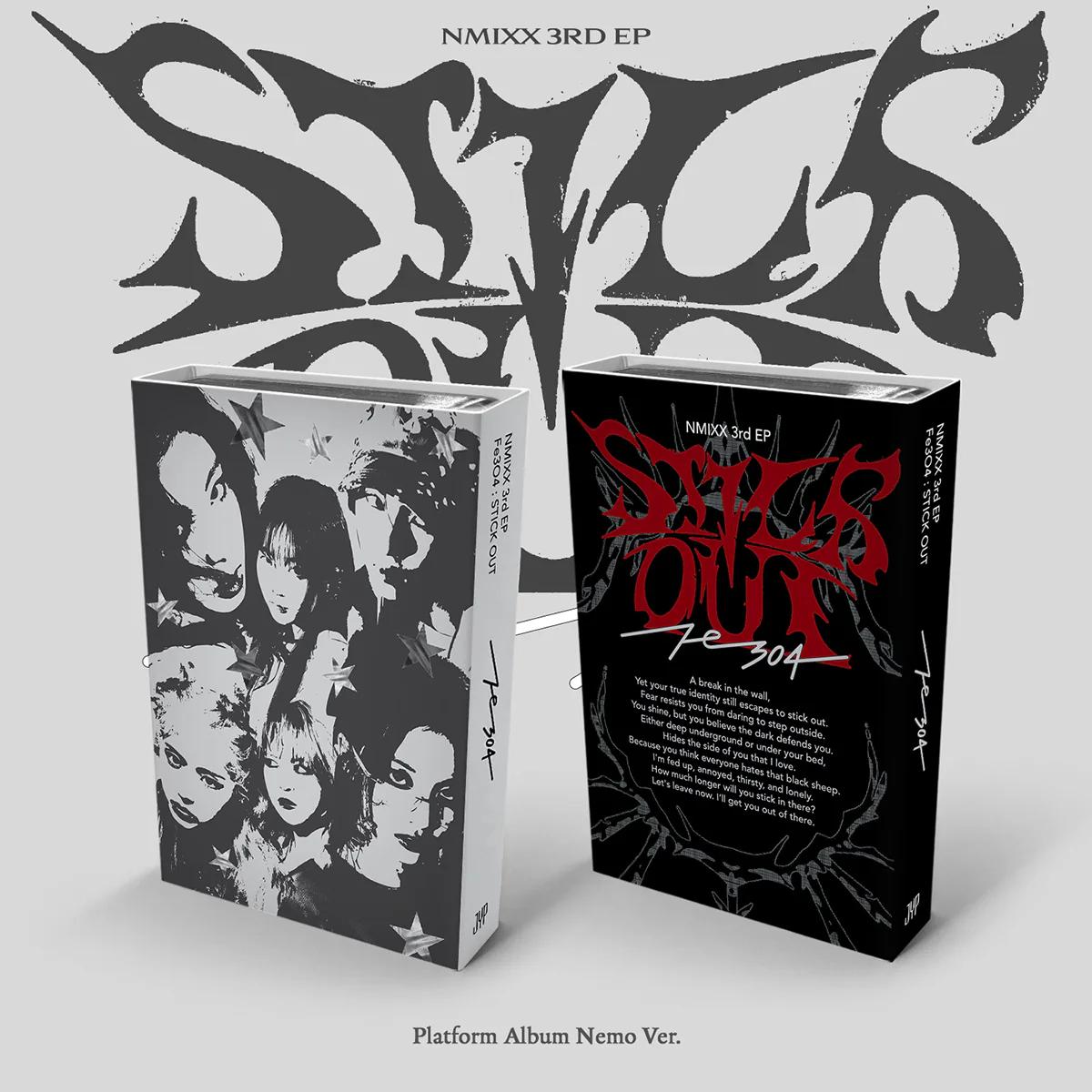 

NMIXX - [Fe3O4: STICK OUT] 3-й EP-альбом ПЛАТФОРМА АЛЬБОМ NEMO Pyromancy