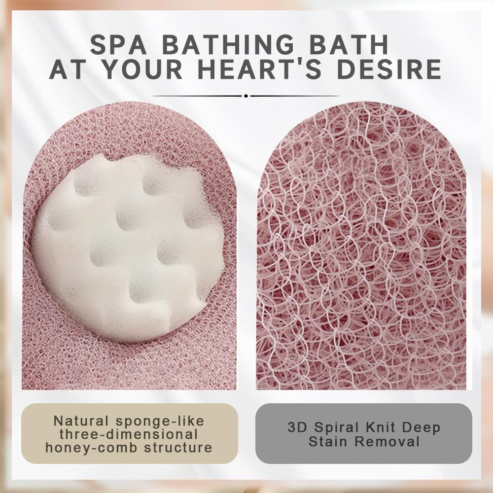 Super Soft Sunflower Suction Cup Bath Ball, 2025 New 2-in-1 Sunflower Bath Ball Exfoliating Bath Sponge Cleaning Brush, Sponge Mesh Pouf Shower Ball