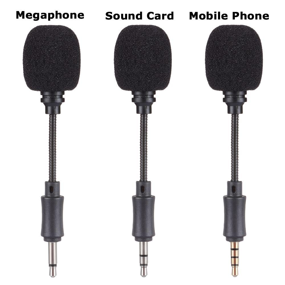 Smartphone Mobile Phone Studio Interview Microphone Recording Stereo Mic Mini Jack Microphone