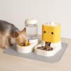jijijing 2Pcs/Set Automatic Pet Feeders, Cat Food Feeder And Water Dispenser, Large Capacity Dispenser for Indoor Cats