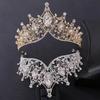 Elegant Princess Crowns Sparkling Rhinestone Diadem Bridal Tiaras  Photoshoot Accessories