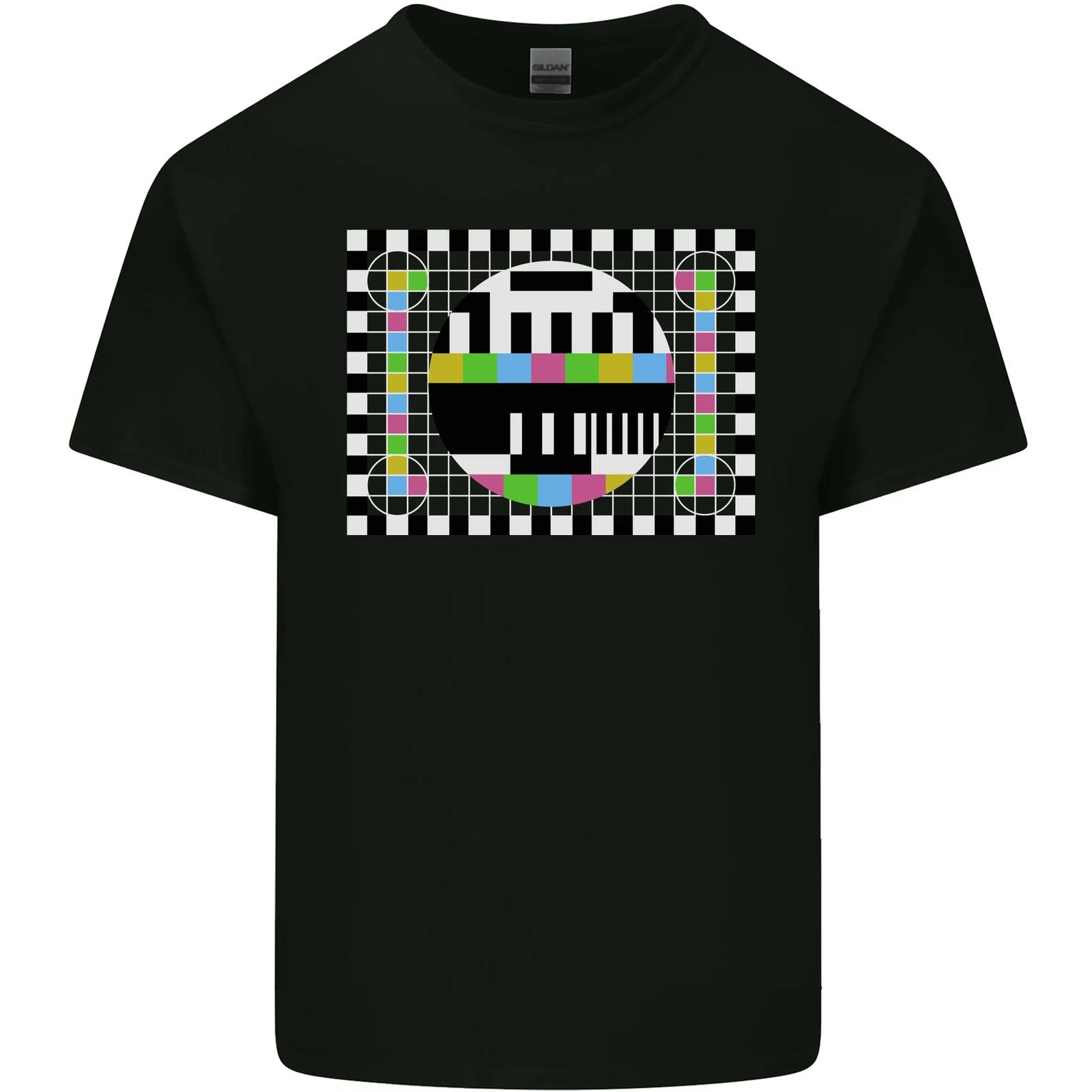 TV Test Pattern as Worn by Kids T-Shirt Childrens L