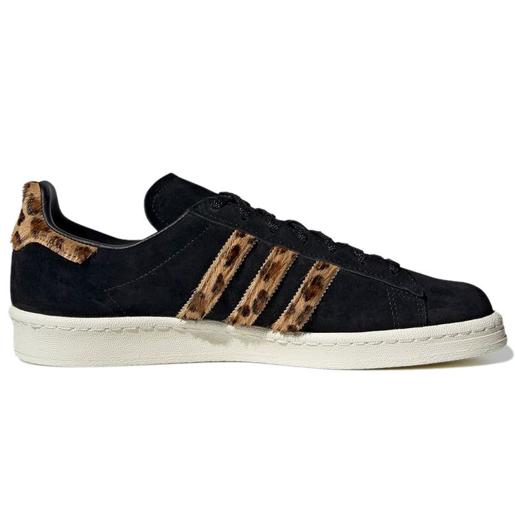 Adidas Unisex tenisky Campus 80s Leopard Core-Black Pale-Nude Footwear-White GY0407