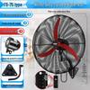 High-Power Industrial Wall-Mounted Fan with Strong Wind Power