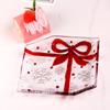 Flavinmci Red Crystal Glass Butterfly Fruit Plate