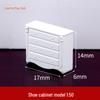 1:50 Scale White ABS Furniture Set for Architectural Model Interior Layout