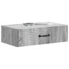 Wall Mounted Side Table Grey Sonoma 59 x 34.5 x 17 cm