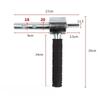 Hex Adapter Ice Auger Drill Adapter Electric Ice Drill Bit Connection Handle Adapter For 18mm And 20mm Quick-connect Couplings