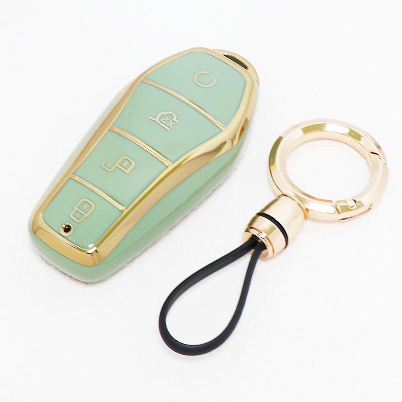 Tpu Keychain Keyless Remote Smart Auto Car Key Case Cover For Byd Song Plus Atto 3 Han Ev Tang Dm Qin Seal Dolphin Accessories
