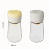 1 ks Skleněná nádobka na sůl Nádoba na koření Vzduchotěsná Odolná proti vlhkosti Kuchyňská slánka na grilování Rovnoměrné rozložení koření