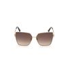 Lunettes de Soleil Guess GU7733 61/14/140 ROSE GOLD/BROWN SHADED métal femme GU7733