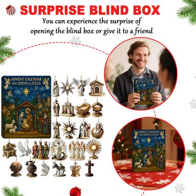 2D Plane Advent Calendar,Christmas Countdown For Families,Faith-Based Holiday Calendar With Daily Reflections,Perfect Christmas Gifts For Believers