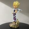 Anime Dragon Ball Z Son Gohan Action Figure Toys with Two Heads 26cm DBZ SSJ 2 Figurine Super Saiyan Model Collection GK Statue