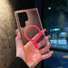 Glitter For Magsafe Magnetic Case For Samsung S22 S23 S24 FE S25 Plus Ultra Wireless Charge Transparent Acrylic Cover
