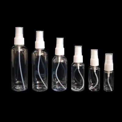 Podróżne Przezroczyste Butelki Wielokrotnego Użytku Przezroczysty Plastikowy Atomizer do Perfum Mała Butelka z Rozpylaczem 10/50 /100/150/200/250/300/500ml