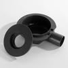 Household SUS304 Floor Drain Hollow High Flow Anti Odor With Side Offset Connector Bathroom Sewer Accessory