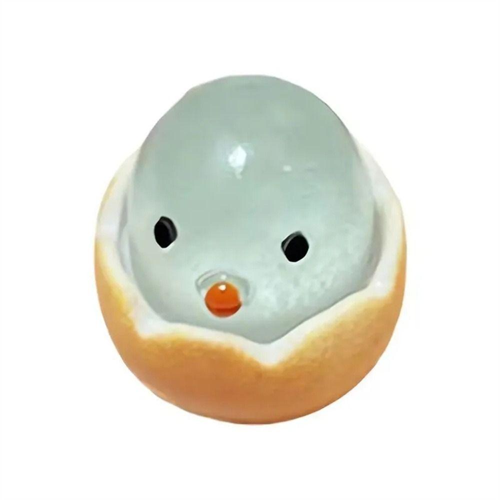 Cartoon Cute Luminous Chicken Ornament Micro Landscaping Car Dashboard Toys  Garden Decoration