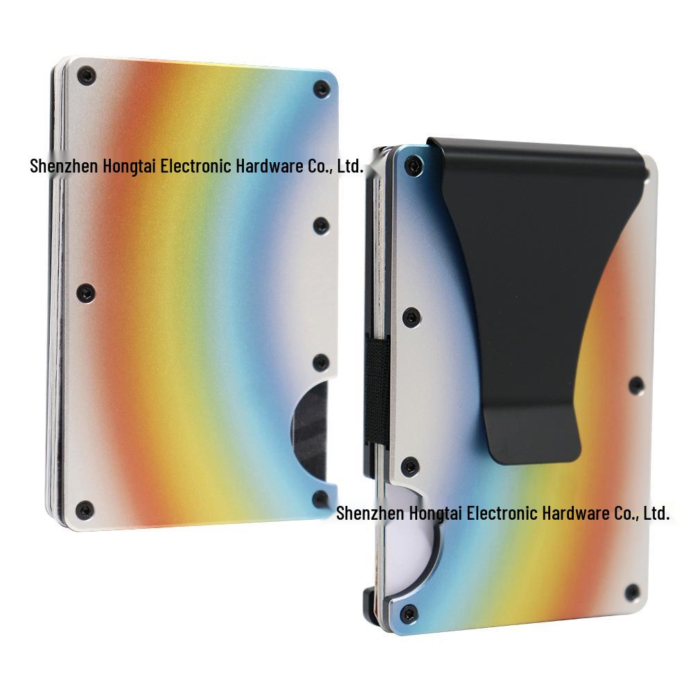 New RFID Blocking Carbon Fiber Wallet with Money Clip