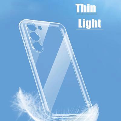 Nárazuvzdorný průhledný měkký silikonový kryt pro Samsung S25 S24 S23 S22 S21 Ultra plus note20 Galaxy kryty na telefon
