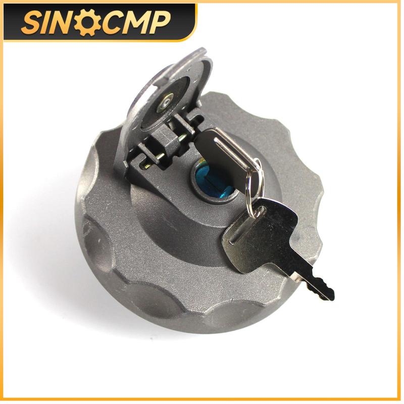 2 Keys Locking Fuel Tank Cap 31Q4-02130 For Hyundai R140LC-9 R210LC-9 R140W-9 R170W-9 Excavator with 3 months warranty