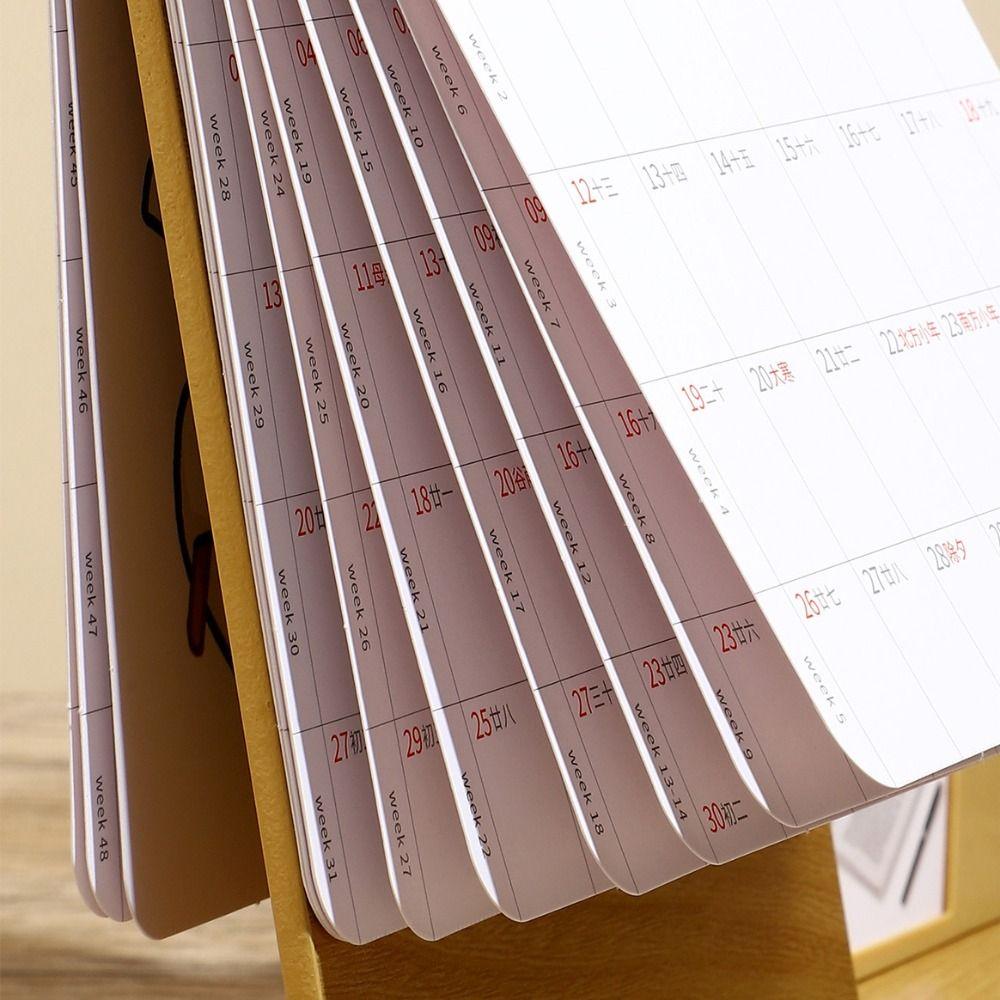 Multifunctional Pen Holder Calendar Pen Holder 2027 Calendar Organizer Business Gift