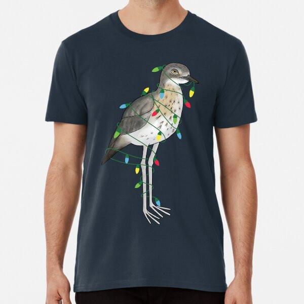 Bush Stone Curlew Lights Premium T-Shirt S to 5XL Made in the AU/USA T-Shirt