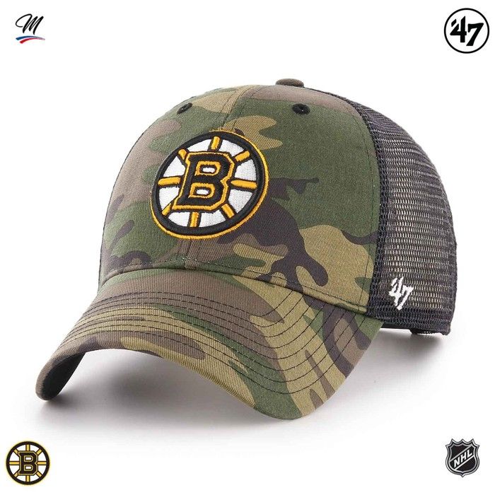 Casquette Snapback - 47 BRAND - BRANSON - Camo - Ajustable - Couronne structurée