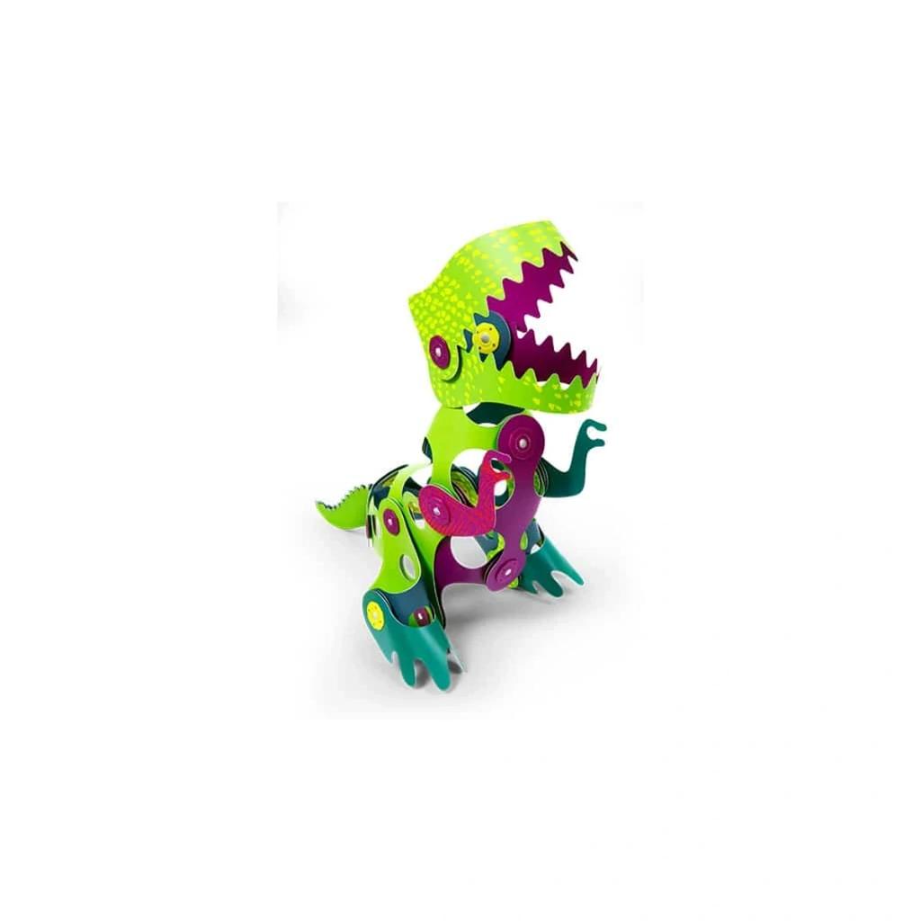 Dinozaury Magnetyczne Giętkie Clixo Zestaw 22 El. Dla Dzieci 4+
