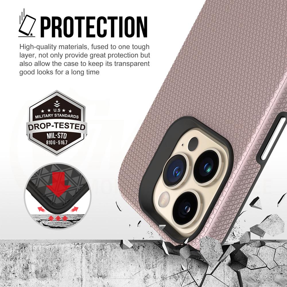 Vmax Nakładka Triangle Case Do Iphone 14 Pro 6,1" Różowo-Złota