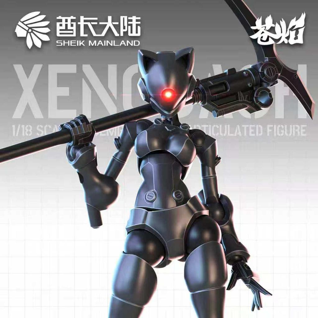 SHEIK MAINLAND 3MIN PROJECT Swift Female Mutant 3.75 inch 1/18 Action Figure Super Movable DIY Assembly Collectible Model Gift