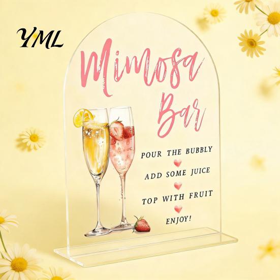 Clear Table Place Cards Arch Wedding Numbers, 1-10 with Stands, Acrylic Settings Signs for Receptions, Parties, Anniversaries, Events Banquet Displays