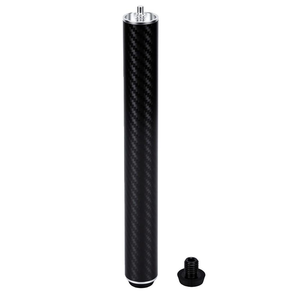 Pool Cue Extension Fit for PERI Stick 10 Inch Carbon Fiber Billiard Cue Butt Extension Secure Threaded Connection