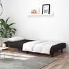 2 Seater Sofa Bed In Black Velvet