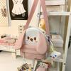 Dog Pattern Animal Phone Single Shoulder Crossbody Bag With Pendant Unisex Gift