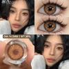 Eyeshare New MELBOURNE Contact Lenses 1 Pair Natural Brown/Gray Eye Lens 14.2mm Beautiful Softlens