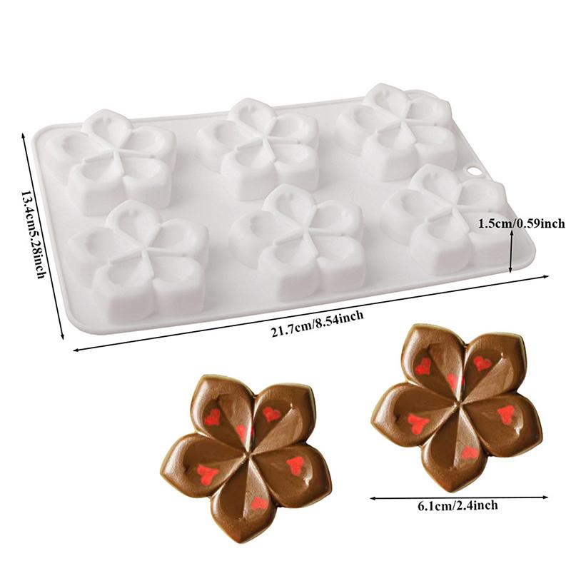 Flower-Shaped Silicone Cake Molds French Mousse Cake Molds Home Baking Tools Kitchen Styling And Baking Supplies