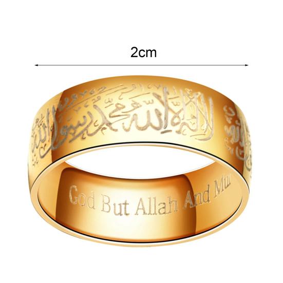 Rings Lightweight Titanium Finger Rings Steel Religious Resistant for Wedding