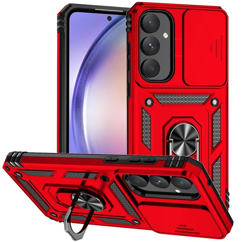 Armor Shockproof Case for Samsung Galaxy S26 S25 S24 S23 FE S22 S21 S20 Ultra Plus S25 Edge Cover Lens Protection Holder Coque