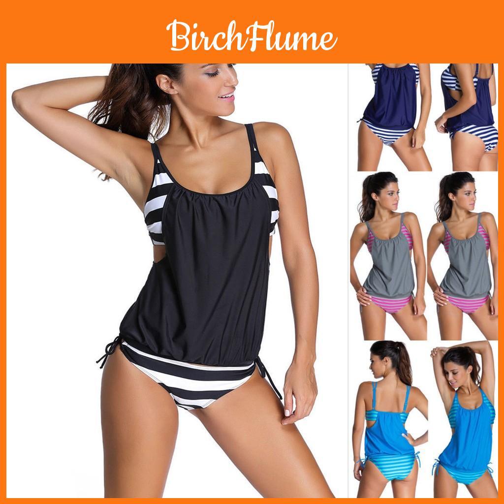 Premium Quality Women's Tankini Bikini Set With Push Up Padded Swimsuit For Beach Fun
