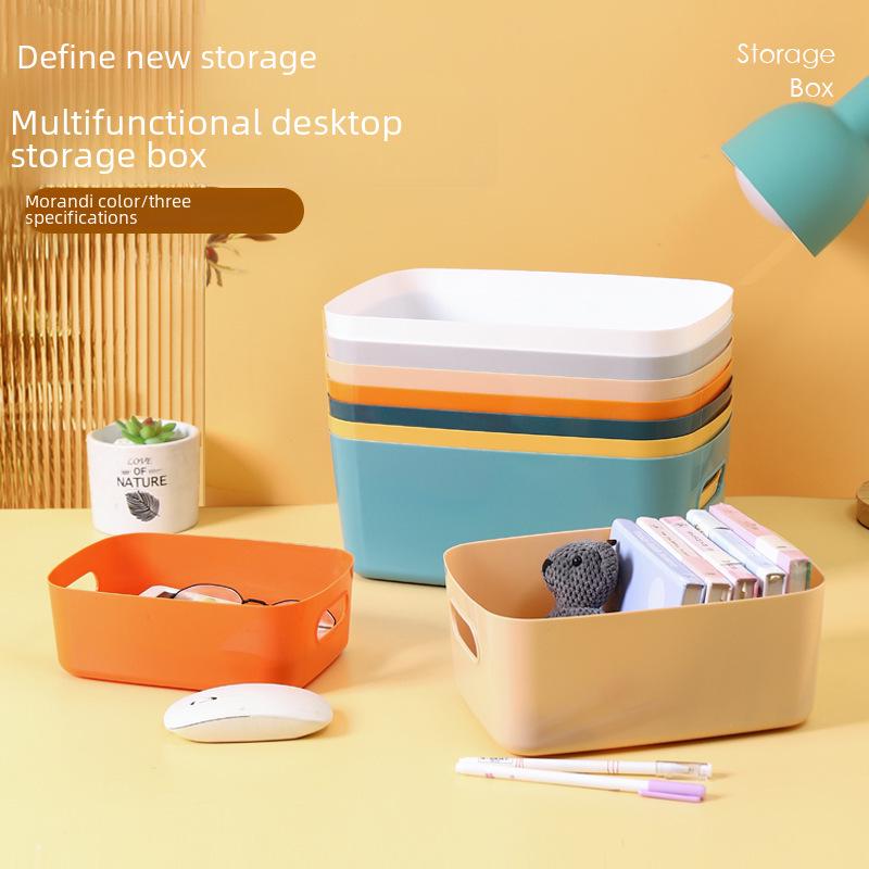 Rectangular Desktop Storage Box for Office, Desk, Key, Cosmetics, or Kitchen Items