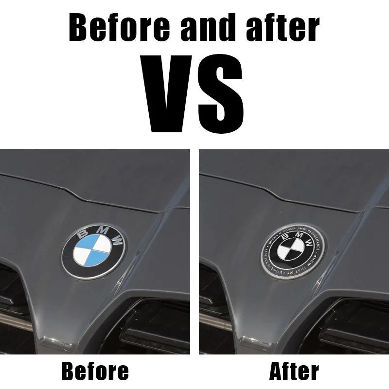BMW M Power I3 F94 F97 F15 F98 F95 F92 G08 E34 F91 F16 G30 G20 Hood Emblem 74mm 82mm Car Front Bonnet Logo Trunk Cover Badge BJ6