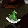 Ceramic Pony Ornament Rocking Horse Tea Ceremony Collectible Tea Table/Office Desk Cute For The Year Of The Horse